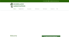 Desktop Screenshot of homelandassociation.org