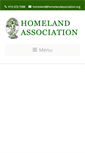 Mobile Screenshot of homelandassociation.org